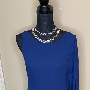 BCBG Max Azria Navy Blue High & Low Dress